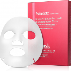 Reinplatz – Intensive Anti-wrinkle Black raspberry Essence  Sheet Mask(10 pcs)