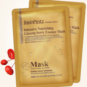 Reinplatz –  Intensive Nourishing Ginseng Berry Essence Sheet Mask (10 pcs)